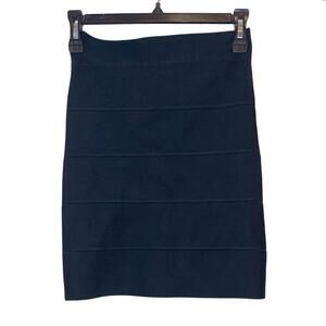 BCBGMaxAzria Black‎ Bandage Skirt Small Bodycon Mini Stretch Classic Chic